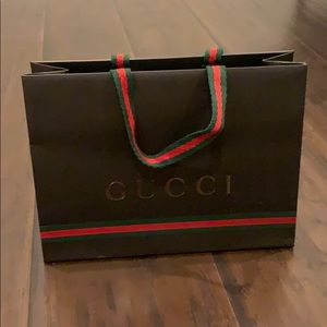 Gucci retail shopping bag